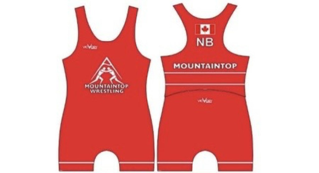 Mountaintop Wrestling Club Red Singlet